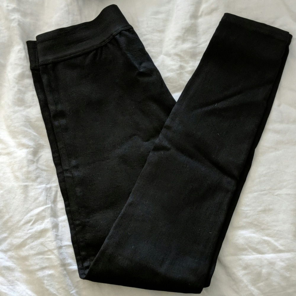 Citizens of Humanity black denim leggings elastic